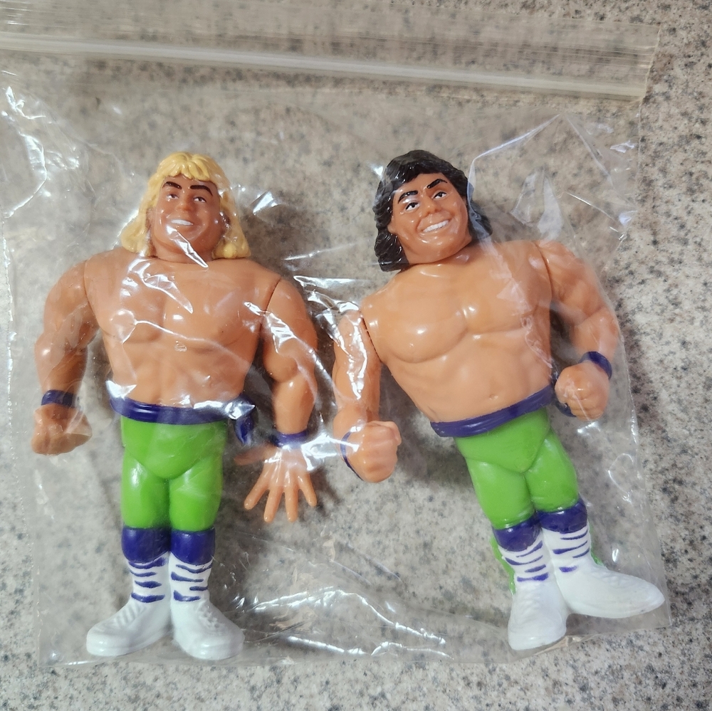 WWE The Rockers Shawn Michaels & Marty Jannetty Hasbro Action Figures 1991 Set